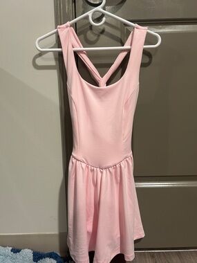 pink athletic dress